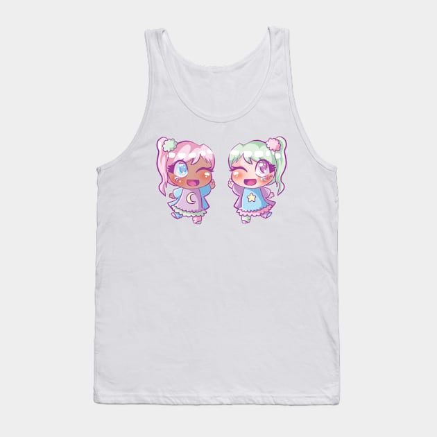 Kawaii Girls Tank Top by SaganPie